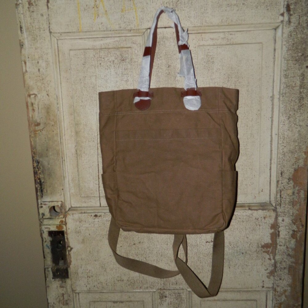 Mark & Graham Mercer Waxed Canvas Diaper Bag/Office Backpack